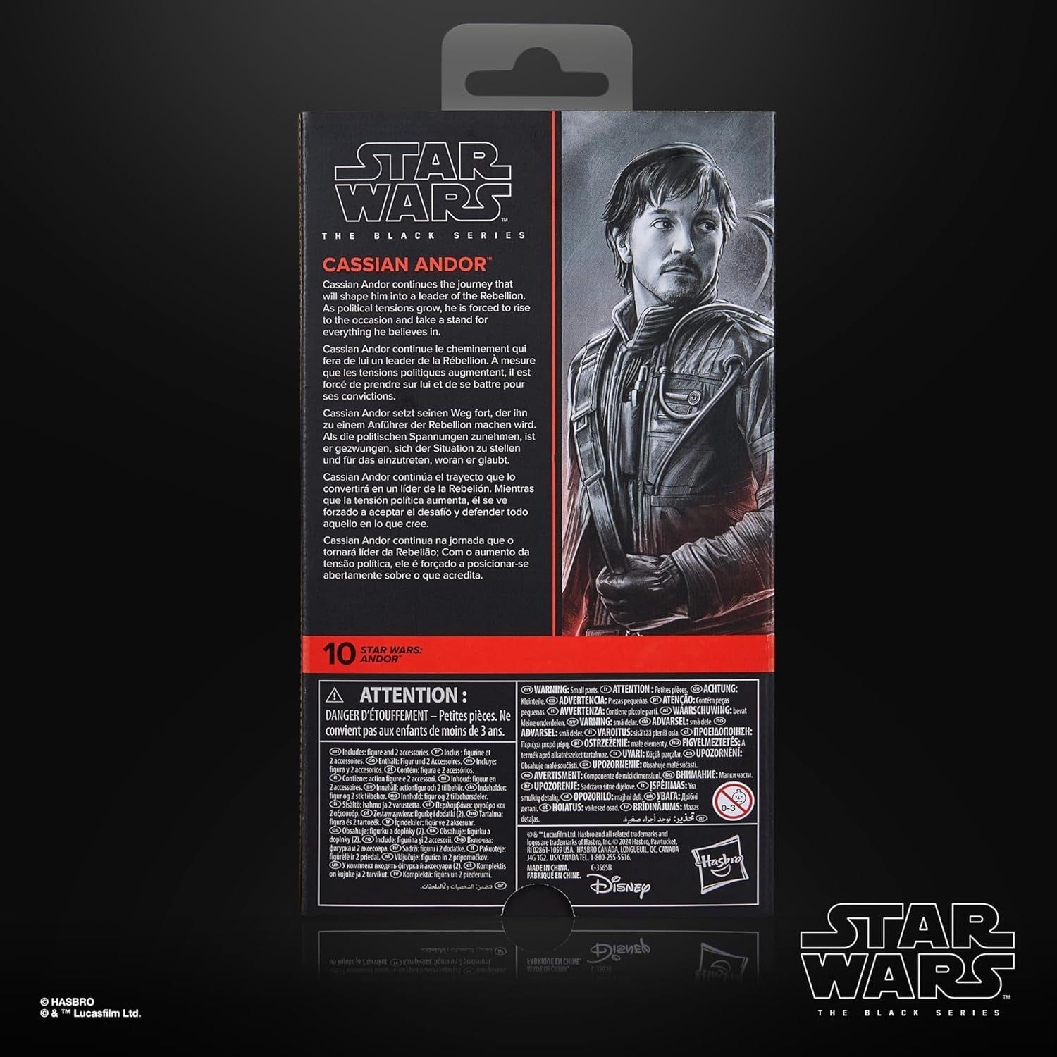 Star Wars Black Series Cassian Andor Andor Actionfigur zum Sammeln, 15 cm Actionfiguren Naty Shop