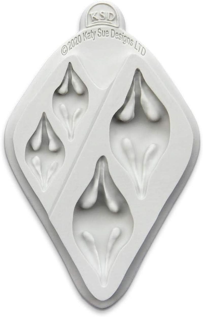 Katy Sue, Silikontextur zum Formen, Puff-/Wolken-Dekor, 2 Größen für die Küche von Katy Sue