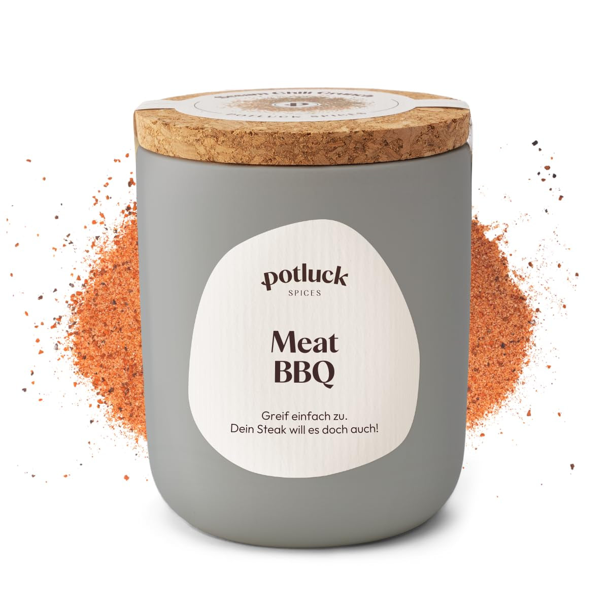 Potluck | Burger Spice | Würzmischung im Keramiktopf | 100g | Vegan, glutenfrei und mit natürlichen Inhaltsstoffen