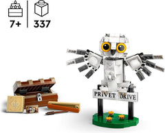 LEGO Harry Potter Hedwig im Ligusterweg 4 Set mit Spielzeug-Eule für Kinder, baubare Tier-Figur mit Hogwarts-Koffer, kleines Geschenk für Jungs, Mädchen und alle Fans ab 7 Jahren 76425