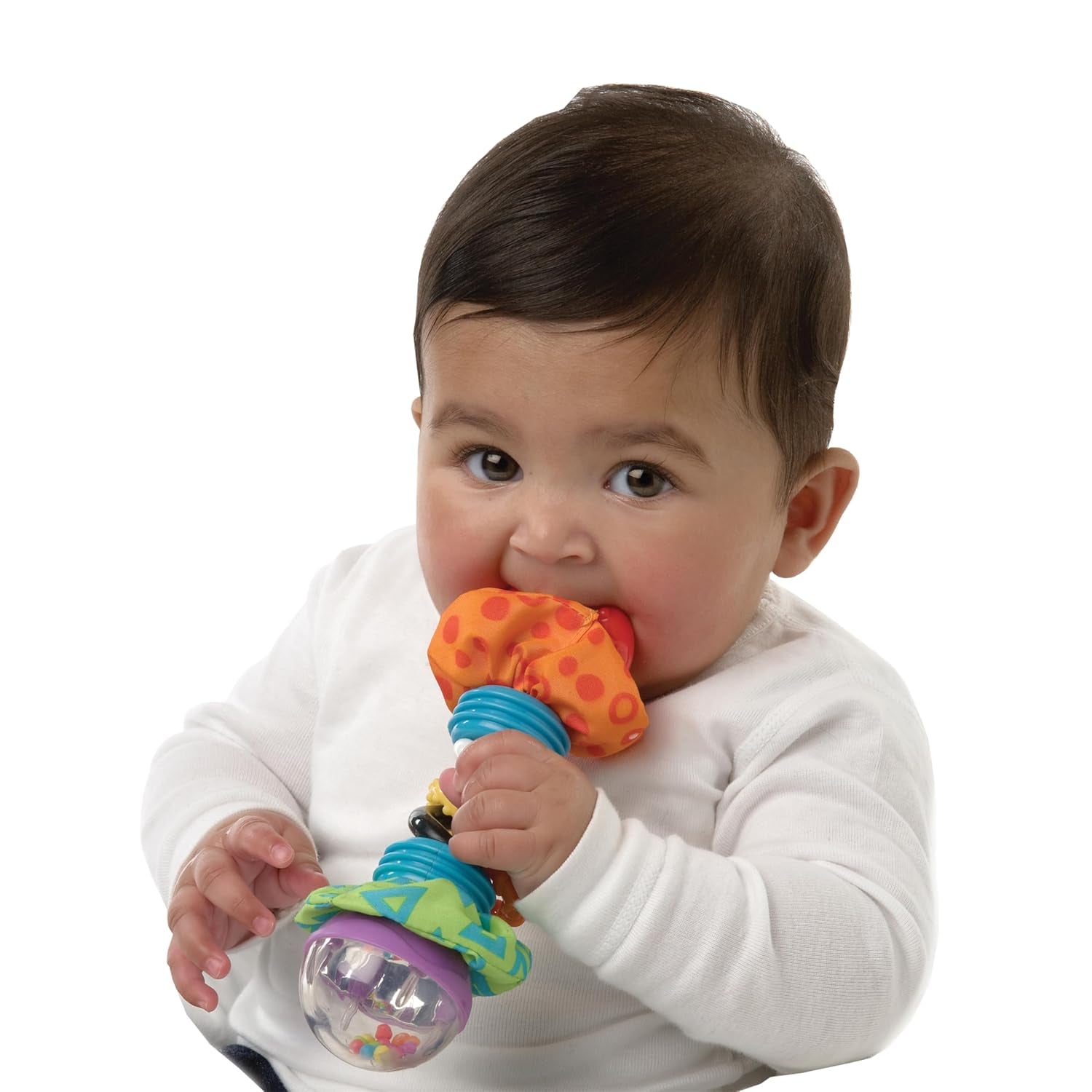 Playgro Rattle Super Shaker - minge zornăitoare pentru bebeluși - minge zornăitoare - minge zornăitoare pentru copii - minge zornăitoare - abilități motorii - jucărie pentru bebeluși - abilități motorii pentru bebeluși - colorat Jucarii Bebe Naty Shop