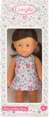 Corolle 9000240020 - Romy brünett Les Trendies Mini Corolline 20cm, Französische Puppe mit Charme und Vanilleduft, 20 cm