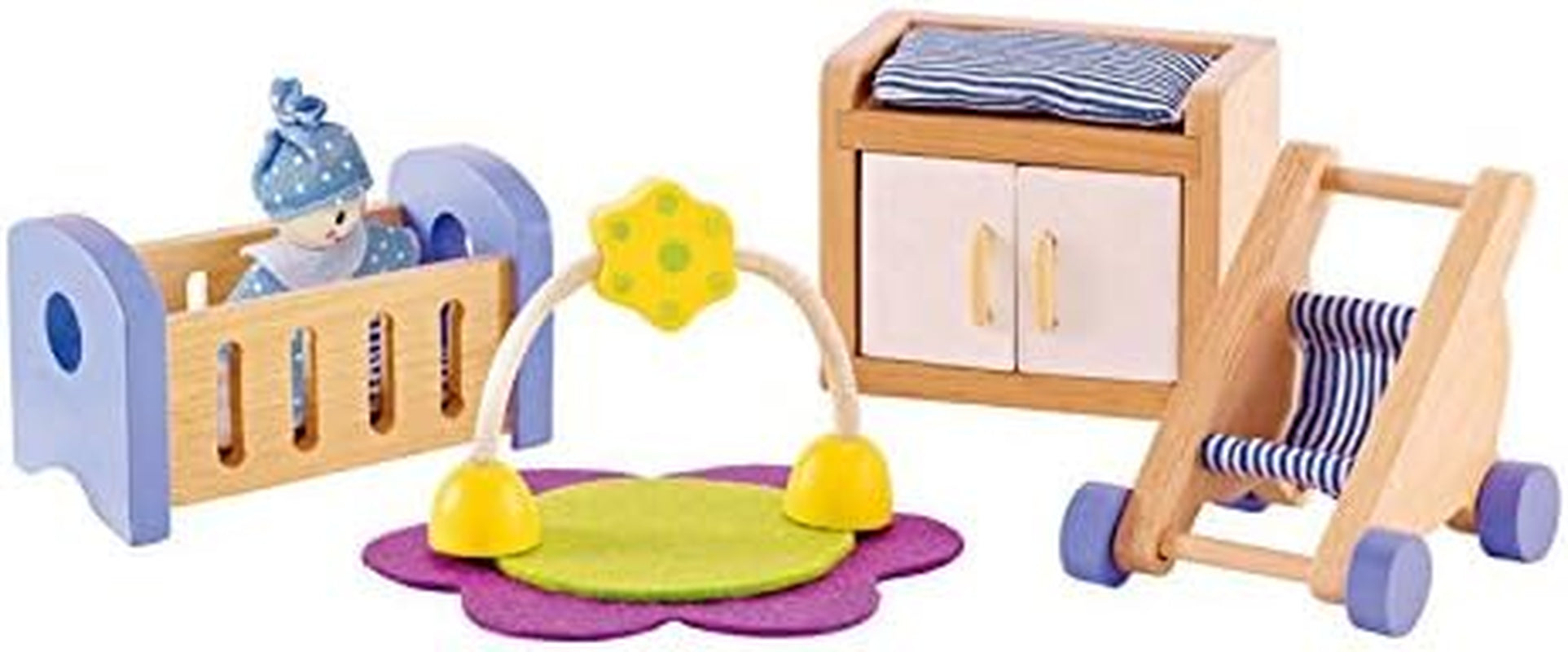 Hape E3459 – Kinderzimmer, kleine Naty Shop Puppenhäuser