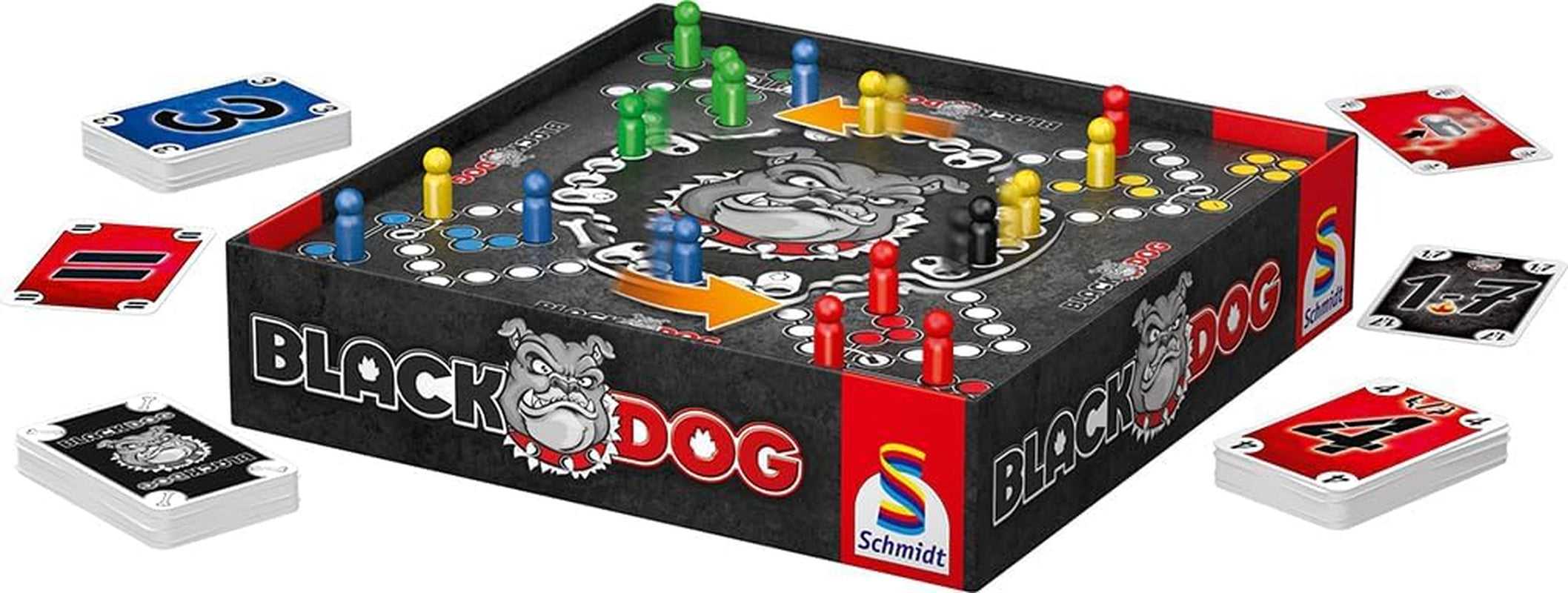Schmidt Spiele 49323 Schwarzer HUND, Familienspiel