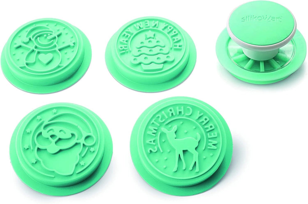 Silikomart 25.440.39.0069, Emoji-Ausstecher-Set, Ø73 MM Naty Shop Weihnachten