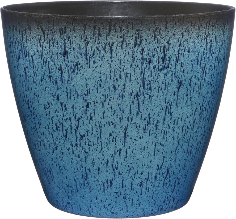 Ghivece de plante Vogue clasice pentru casă și grădină, cu finisaj ceramic de calitate, ghivece de flori moderne pentru utilizare în interior/exterior, jardiniere de verandă rezistente la UV, ghiveci decorativ pentru flori/ierburi (20,3 cm, verde salcie)