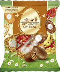 Mix special de ciocolată | 2 x 180 g | Ouă din lapte integral în cinci sortimente cu și fără alcool (Ouă Marc de Champagne și trufe de ciocolată | 3 x 90 g)