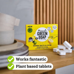 Marcel'S Green Soap Dishwasher Tabs All-In-One - Grapefruit & Lime - 25 bucăți Detergenti Bucatarie Naty Shop