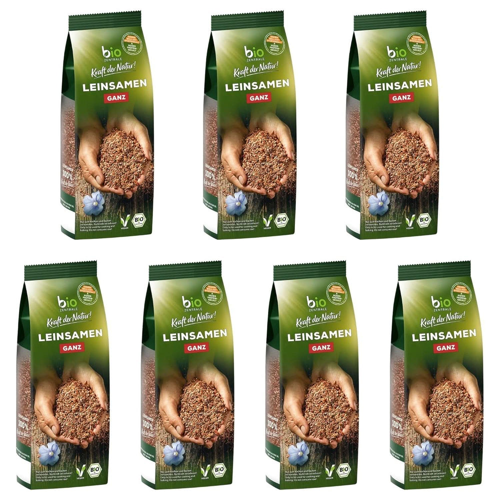 Biozentrale, Brotbackmischung mit Hanfsamen und Leinsamen, Bio, 500 Gramm Kitchen Naty Shop 2800 Gramm (7 Stück) Ganze Leinsamen 7 x 400 Gramm