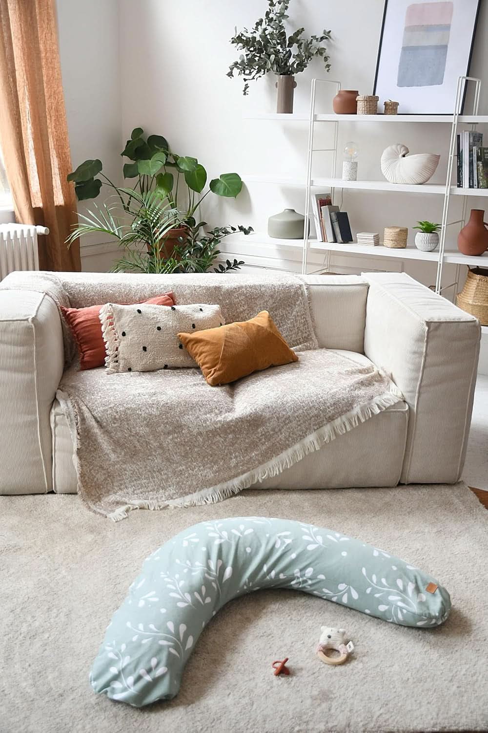 BÉABA, Big Flopsy, multifunktionales Stillkissen, Schlafen, Stillen, optimale Unterstützung, Entspannung, Komfort Zubehör Essen und Stillen Bebe Naty Shop