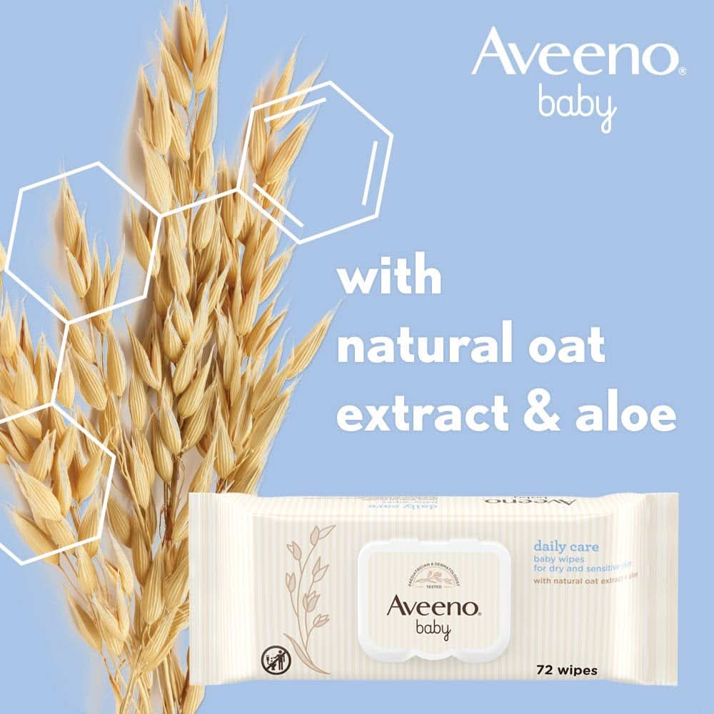 Tägliche Pflegetücher für empfindliche Haut Sanfte und effektive Reinigung Baby Essentials, weiß, 12 Packungen (864 Tücher) Baby-Feuchttücher Naty Shop