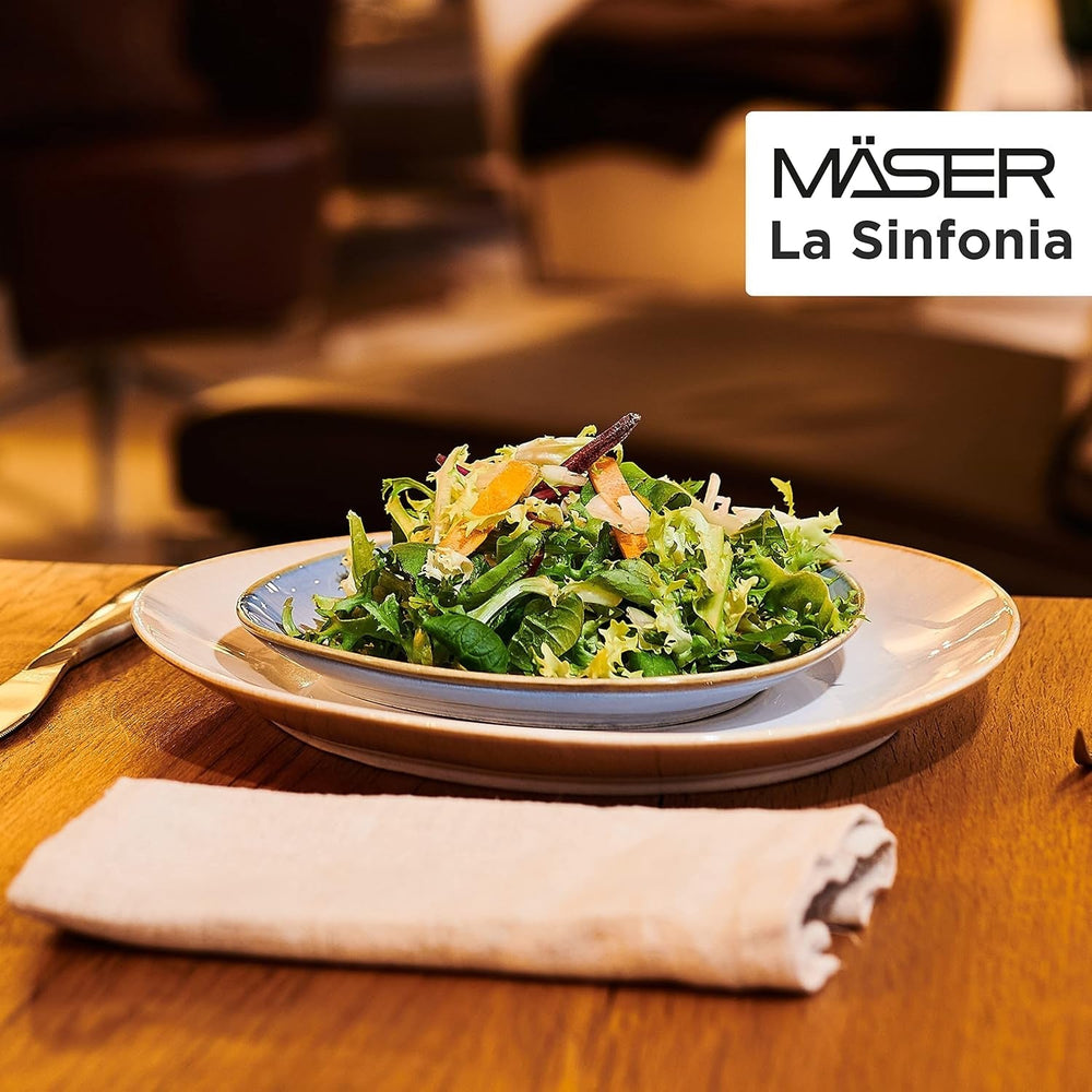 MÄSER 931991, La Sinfonia, Modernes Tafelservice für 4 Personen, 16-teilig, Vintage-Design Geschirrsets Naty Shop