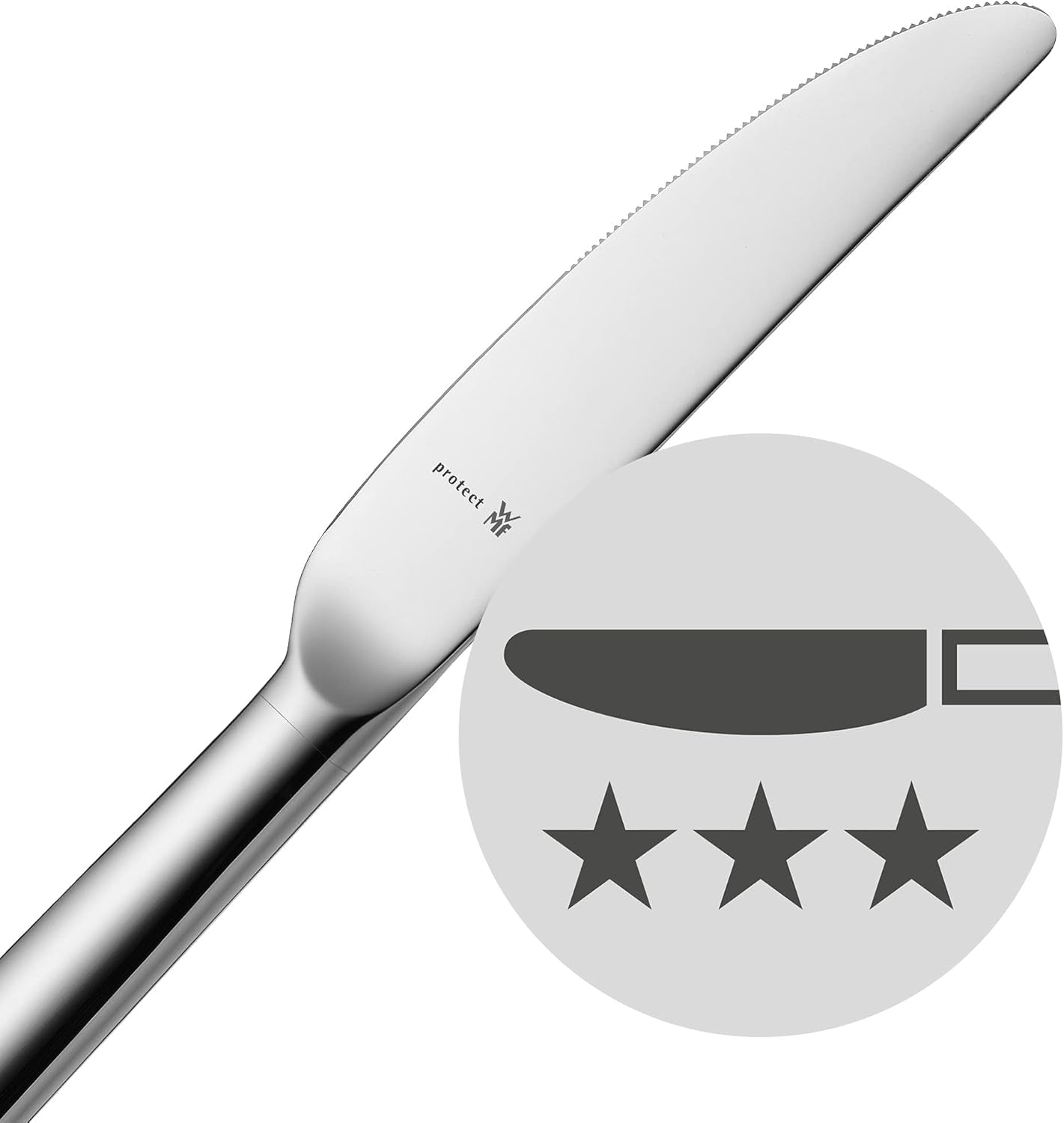 WMF Corvo Besteck Set 12 Personen, 66 Teilig, 60 Teile Mit Servierbesteck, Hohlheftmesser, Cromargan Protect Mattiert, Kratzbeständig, Spülmaschinenfest Kitchen Naty Shop