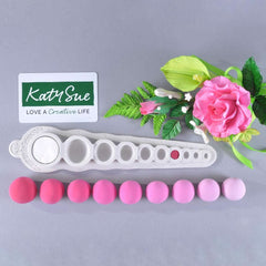 Katy Sue, Molding Silicon Hemispheres Diff. Abmessungen, Dosierung Zuckerpaste, 10 Mulden Kitchen Naty Shop