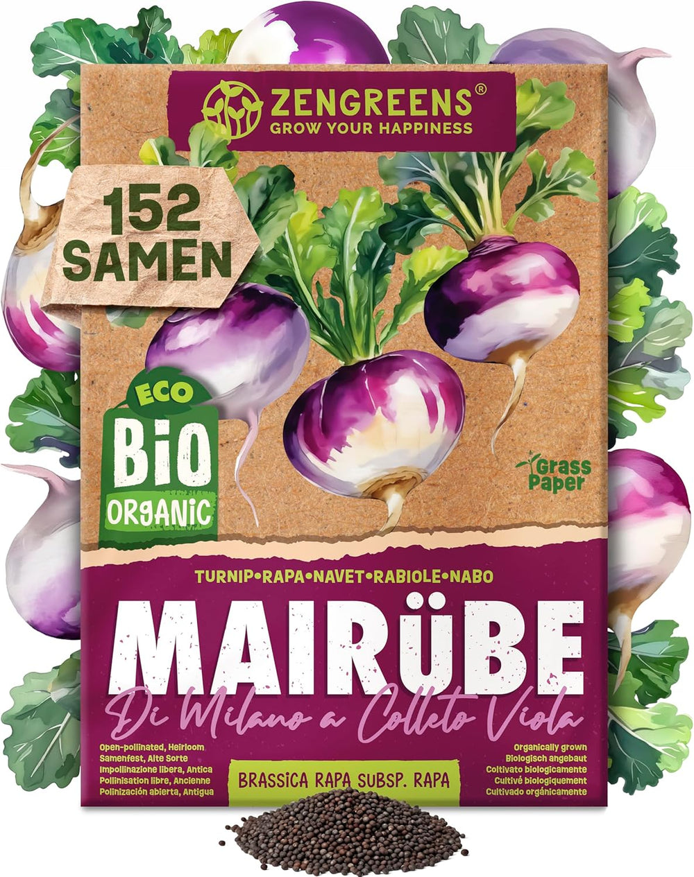 Bio Wintergemüsesamen Im 20Er Set - 20 Winter Gemüse Samen Für Den Einfachen Anbau Im Garten, Balkon Oder Hochbeet - Pflanzensamen - Saatgut