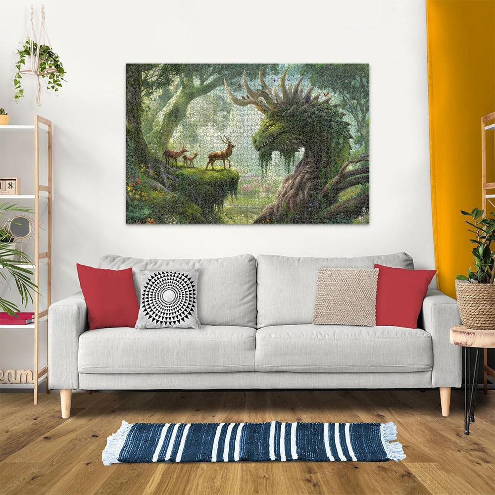 Ravensburger Puzzle 12000808 – Der Walddrache erwacht – 3000-teiliges Puzzle für Erwachsene ab 14 Jahren. Puzzle Naty Shop