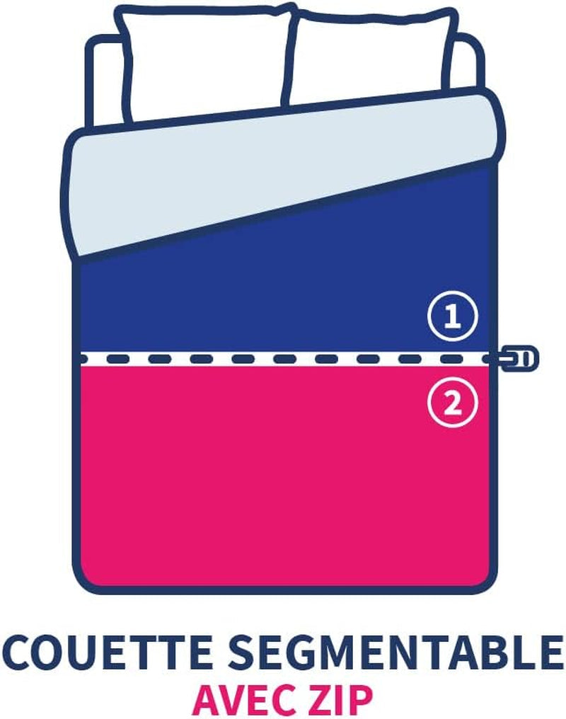 KSGB402460 Pat matlasat pentru 2 persoane, ușor lavabil, alb, 220X240 cm Plapumi si pilote Naty Shop