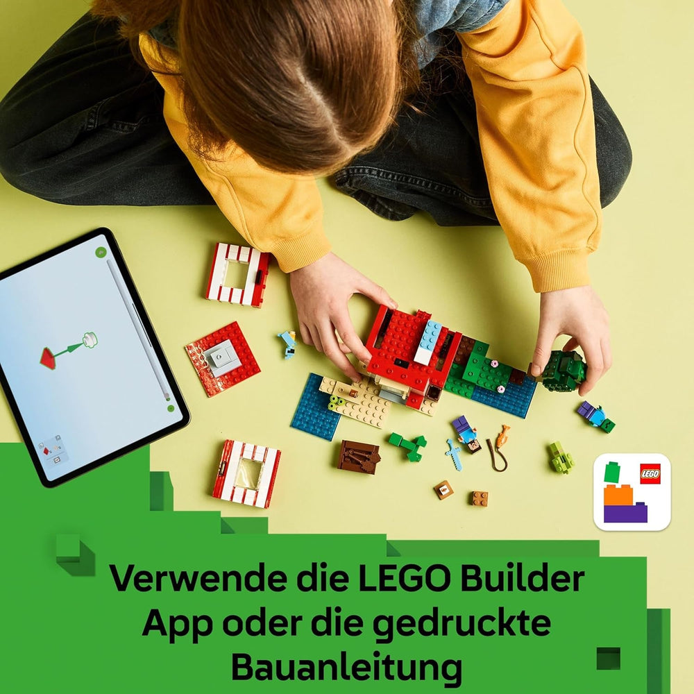 LEGO Minecraft Das TNT-Dschungelhaus - Gamer Spielzeug für Kinder - Interaktives Spielset mit Boot, Steve-, Creeper- und Zombie Minifiguren - Gaming Geschenk für Mädchen & Jungen ab 8 Jahren - 21275