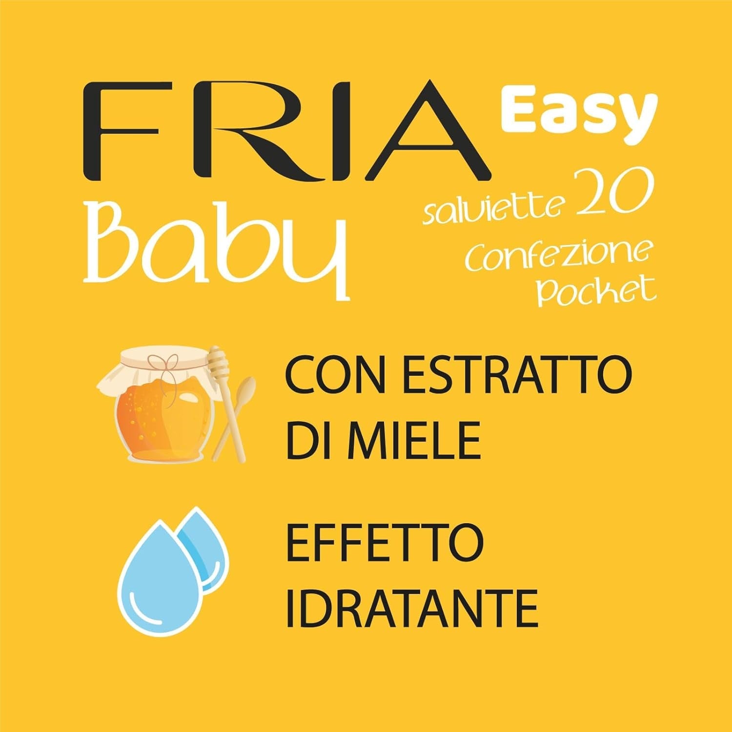 Șervețele umede Easy Baby, cu aloe vera și extract de miere cu efect hidratant pentru piele, testate dermatologic, pachet de 20 de șervețele