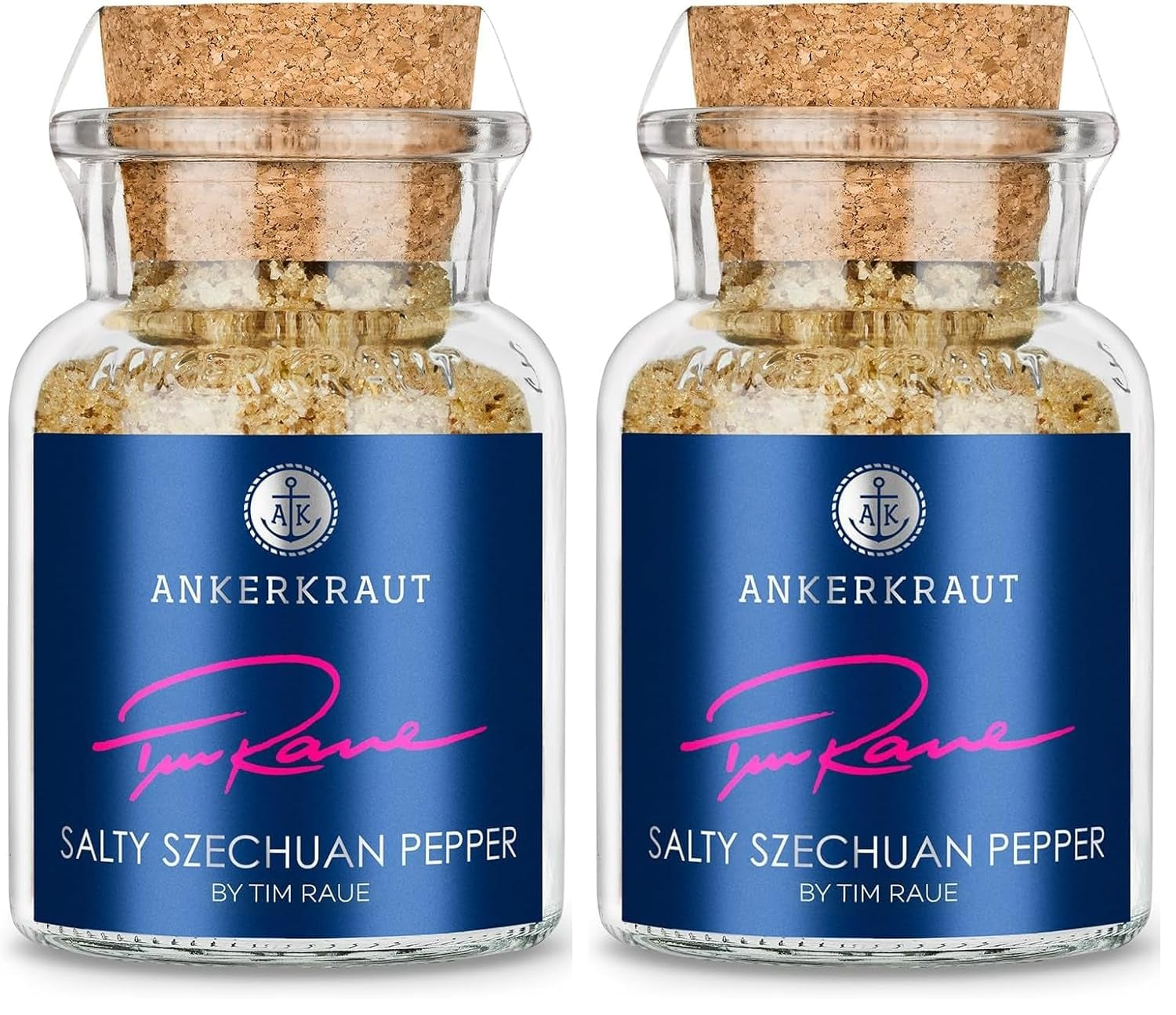 Ankerkraut Smoky Fries by Tim Raue, Mischung würzender Zutaten für Pommes Frites, Gourmet Pommes mit Rauch-Aroma, 145 g im Korkenglas