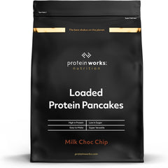 Protein Works – Proteinreicher Pfannkuchen | Premium Pfannkuchenmischung | Eiweißpfannkuchen | Protein-Pfannkuchen | 8 Portionen | Natürlich | 500G Mischung zum Backen und Kochen Naty Shop 500 G (1Er Pack) Natürlich