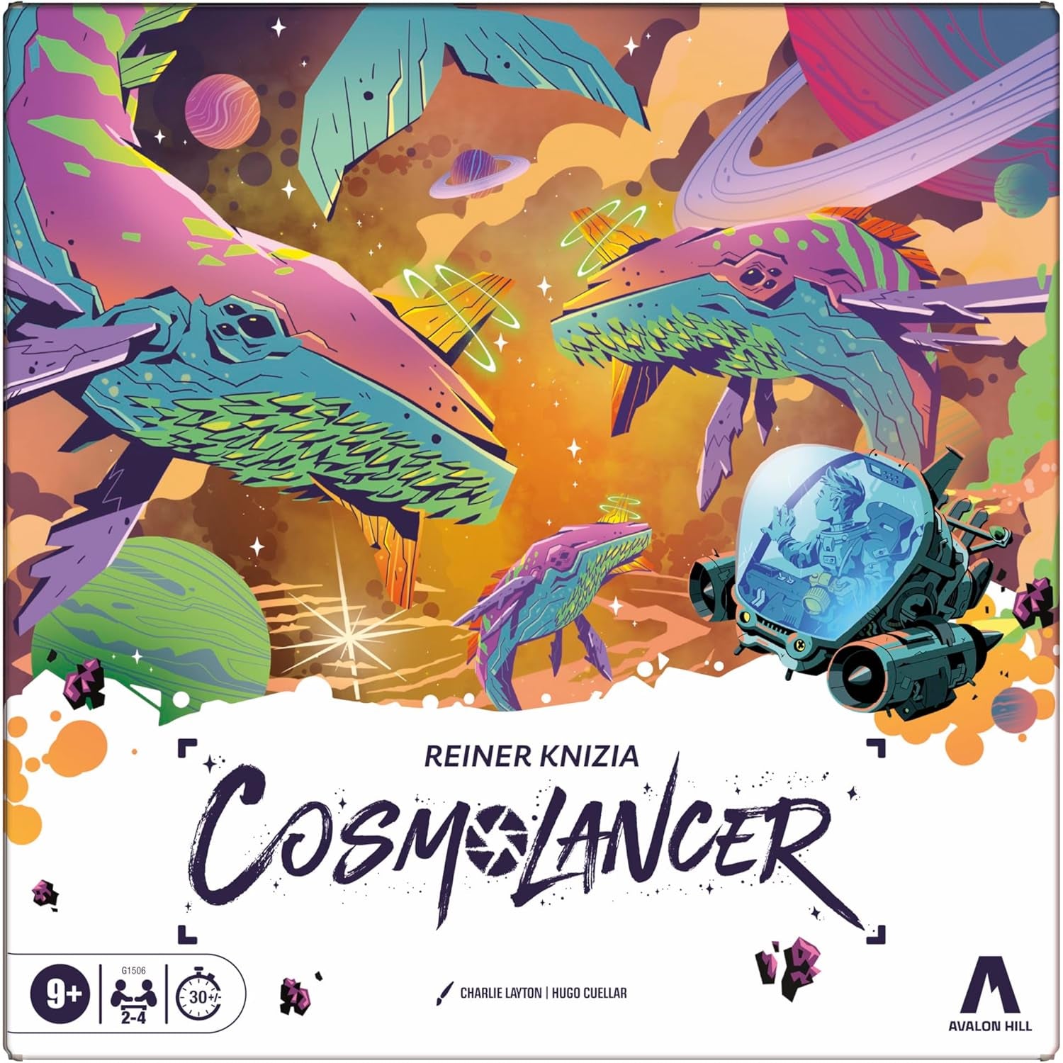 Cosmolancer, ein strategisches Brettspiel von Reiner Knizia