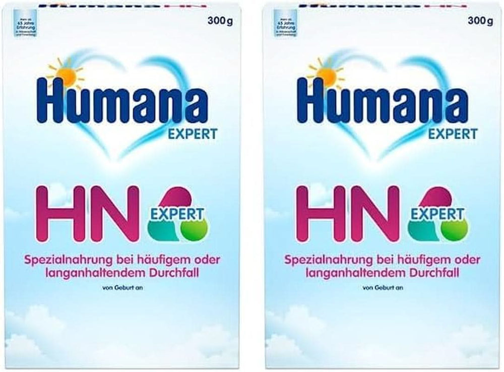 Humana HN Expert, ab der Geburt, Spezialnahrung bei häufigem oder langanhaltendem Durchfall, unterstützt die Normalisierung des Stuhlgangs, mit Banane, 300 g Naty Shop