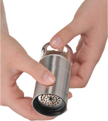 WMF Gourmet Gewürzmühle 10,5 cm, Edelstahl Cromargan Mühlen und Hobel Naty Shop