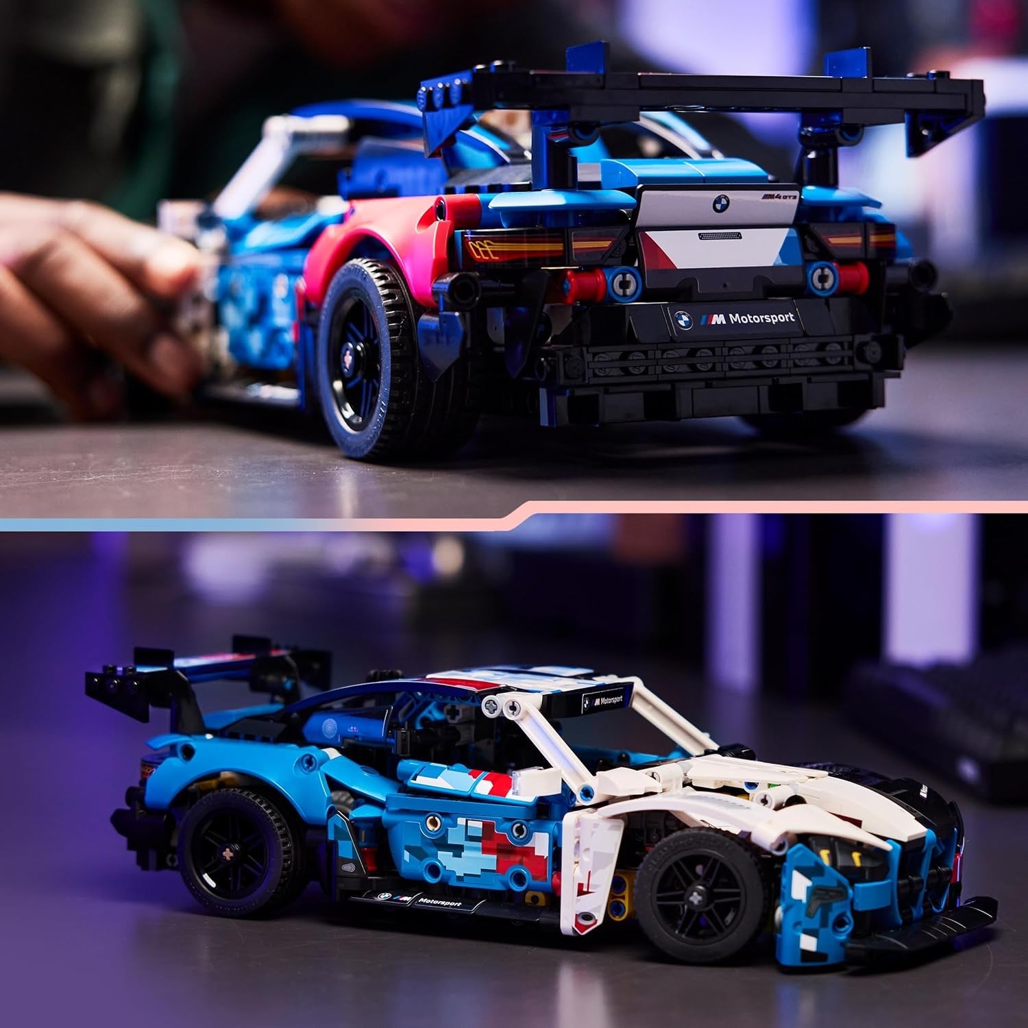 LEGO Technic BMW M4 GT3 EVO Rennwagen - Modellbausatz mit V6-Motor, Lenkung & öffnenden Türen - Gaming Geschenk für Jungen ab 11 Jahren & Jugendliche Motorsport Fans - 42226