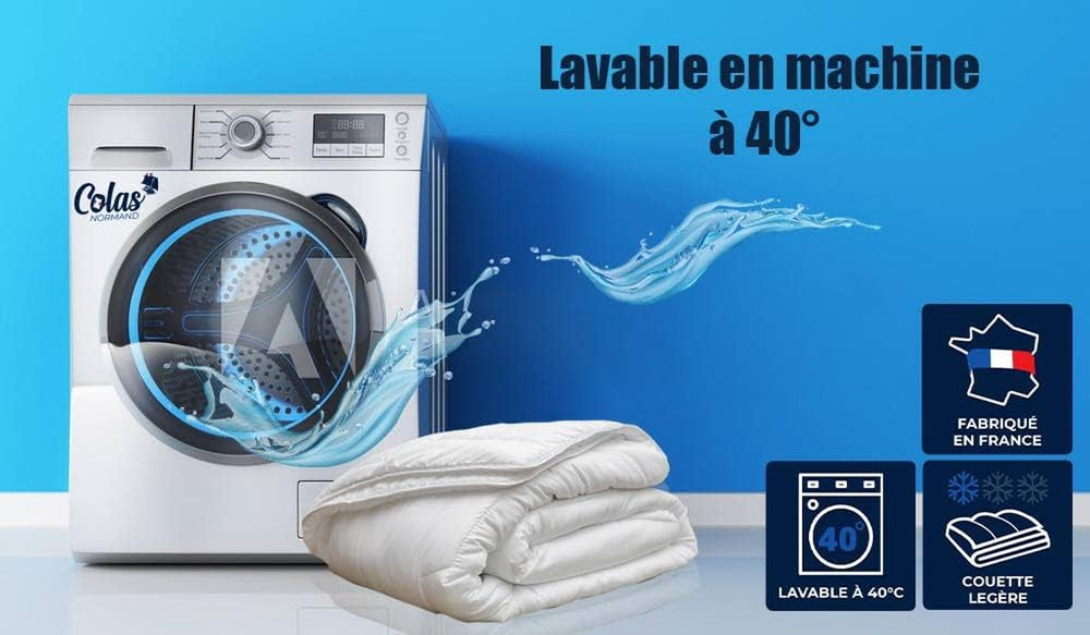 NORMAN COLAS | Leichte Steppdecke, 240 x 220 cm, Bio-Baumwolle, recycelte Füllung. Bettdecken und Steppdecken Naty Shop