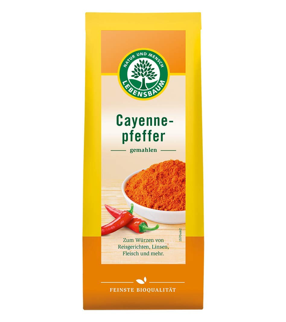 Lebensbaum Chillipulver (Cayennepfeffer) (1 x 50 g)- Bio