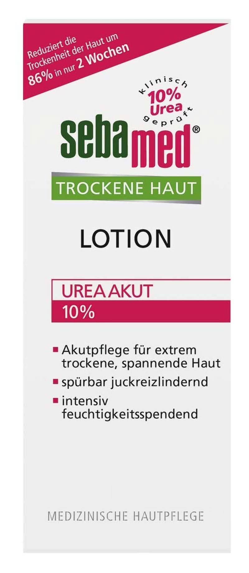 Sebamed Urea Akut, ameliorează vizibil senzația de tensiune, rugozitate și mâncărime, 200 ml Duș și baie Naty Shop