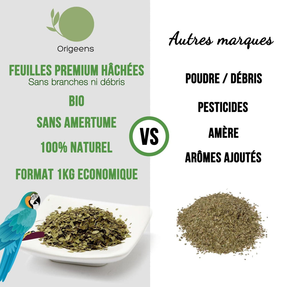 ORIGEENS BIO YERBA MATE TEA 200G - Originalul I Bio Yerba Mate neprăjită, frunze, fără tulpini, praf și firimituri I Băutură energizantă și detoxifiantă