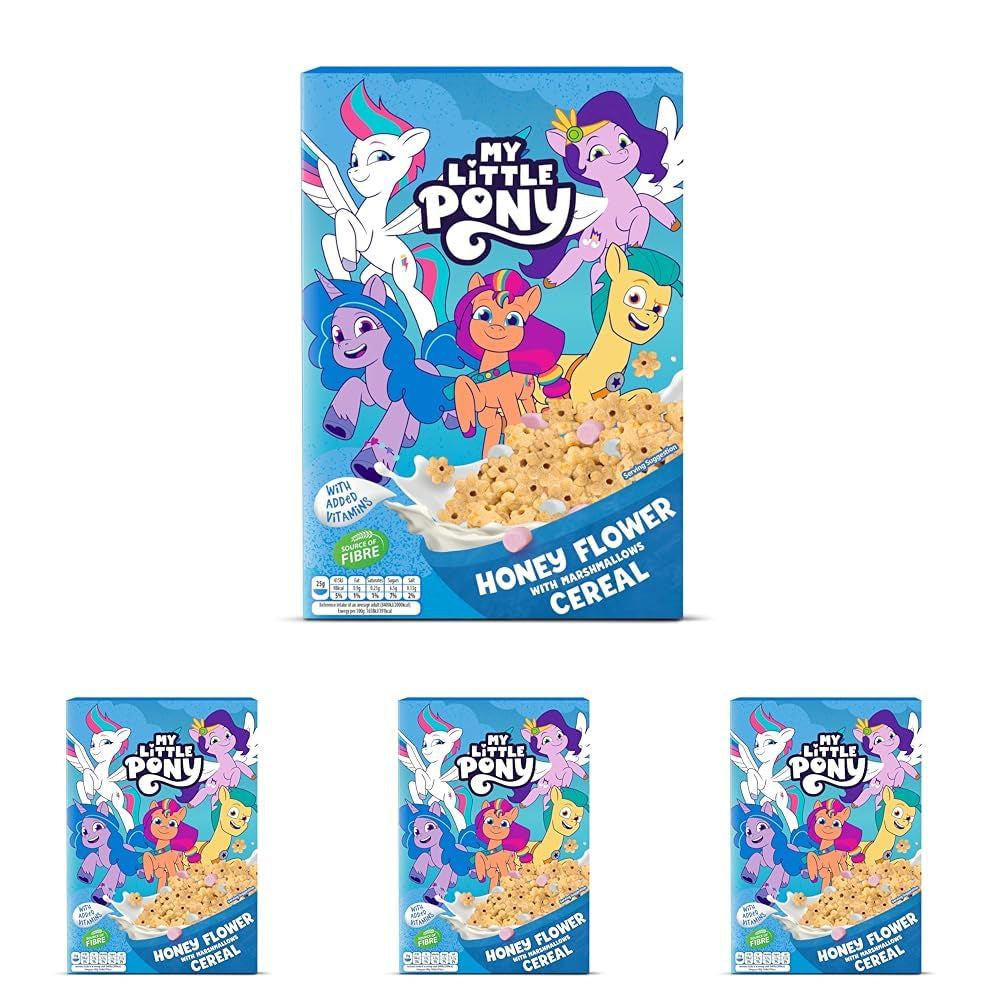 Hot Wheels Honey Loops, cereale integrale crocante pentru micul dejun cu vitamine adăugate, 1 pachet (1 x 375g)