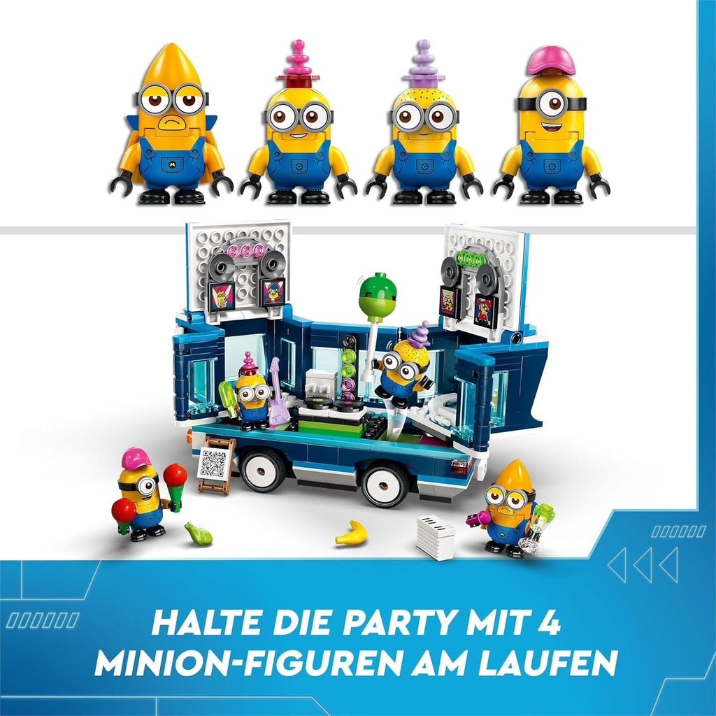 LEGO I - Simply Incorrigible 4 Minioni și autobuzul de petrecere, set de joacă pentru I - Simply Incorrigible 4, jucărie pentru copii, cadou creativ Minioni pentru băieți și fete de la 7 ani 75581 Seturi de constructie Besuche den LEGO-Store