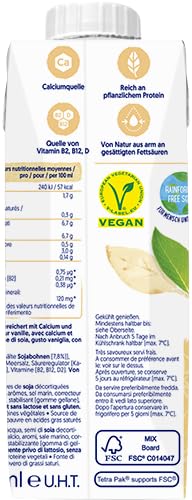Alpro Vanille-Sojagetränk – vegan, laktosefrei, mit Vitaminen