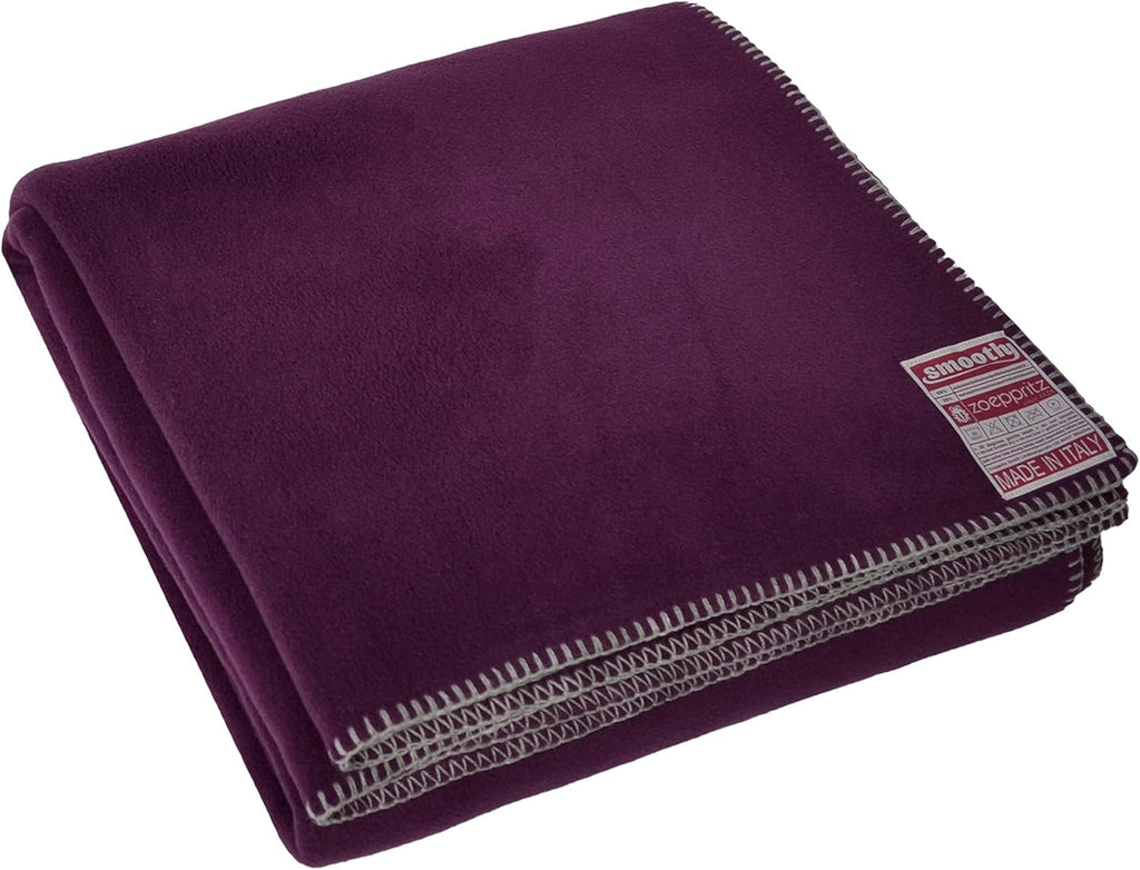 Zoeppritz din 1828 Pătură din fleece Smoothy - Pătură confortabilă pufoasă din fleece polar - Vegan - 140X190Cm - 010 Off-White, 010 Offwhite Paturi si Cuverturi Zoeppritz Since 1828 485 Orhidee închisă 140X190Cm