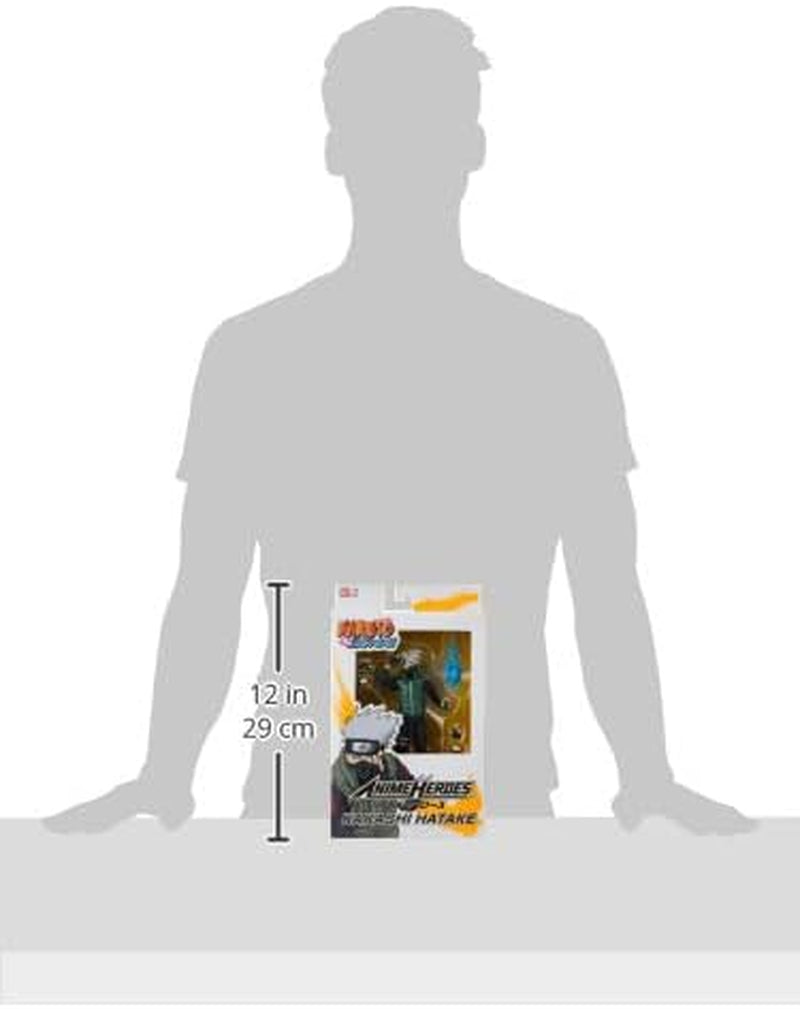 Bandai - Anime Heroes - Naruto Shippuden - Anime Hero Figures 17 Cm - Kakashi Hatake - Licență oficială - Figura articulată Kakashi - 36903 Action figures Naty Shop