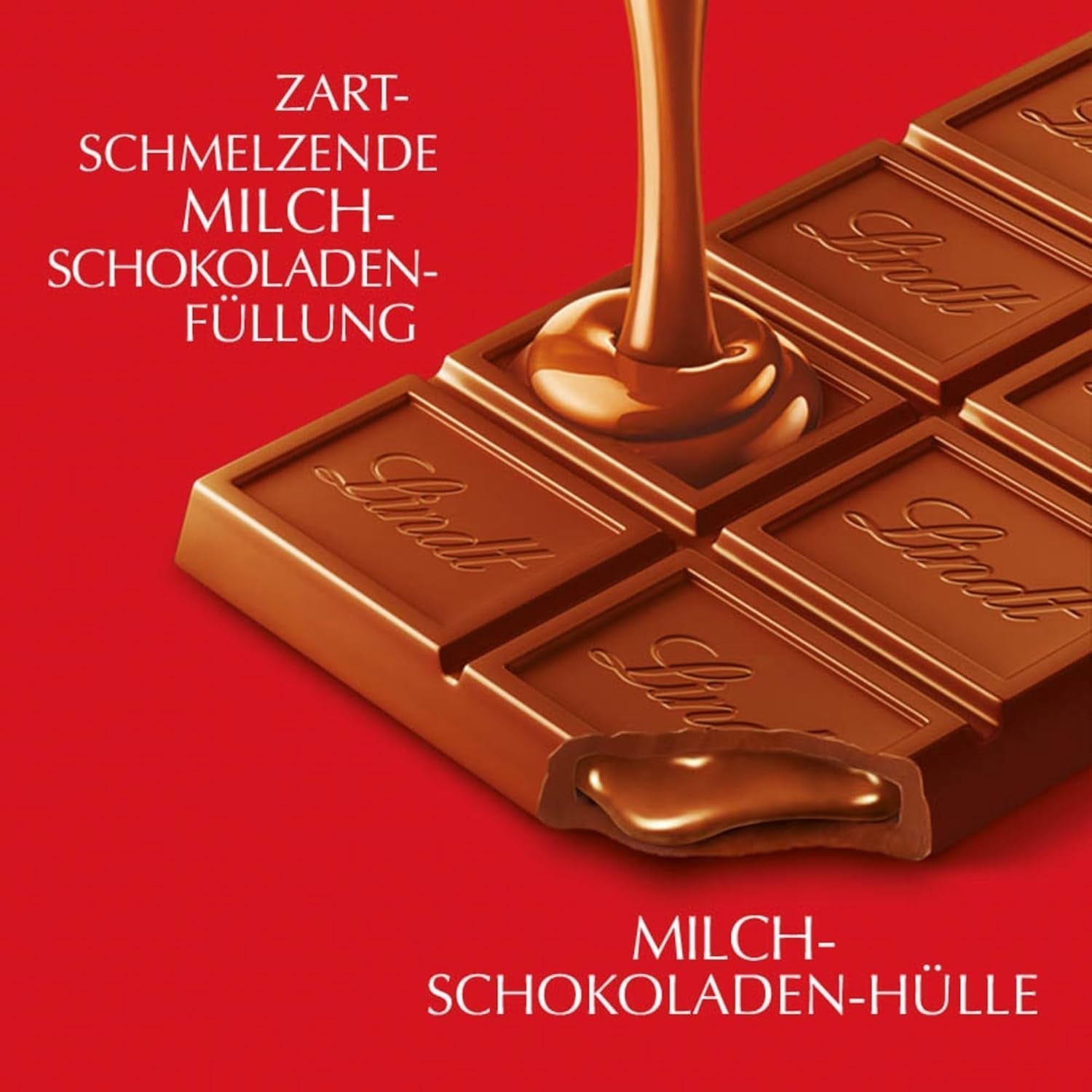 Lindt LINDOR Milchschokolade, 100 Gramm Naty Shop Pralinen