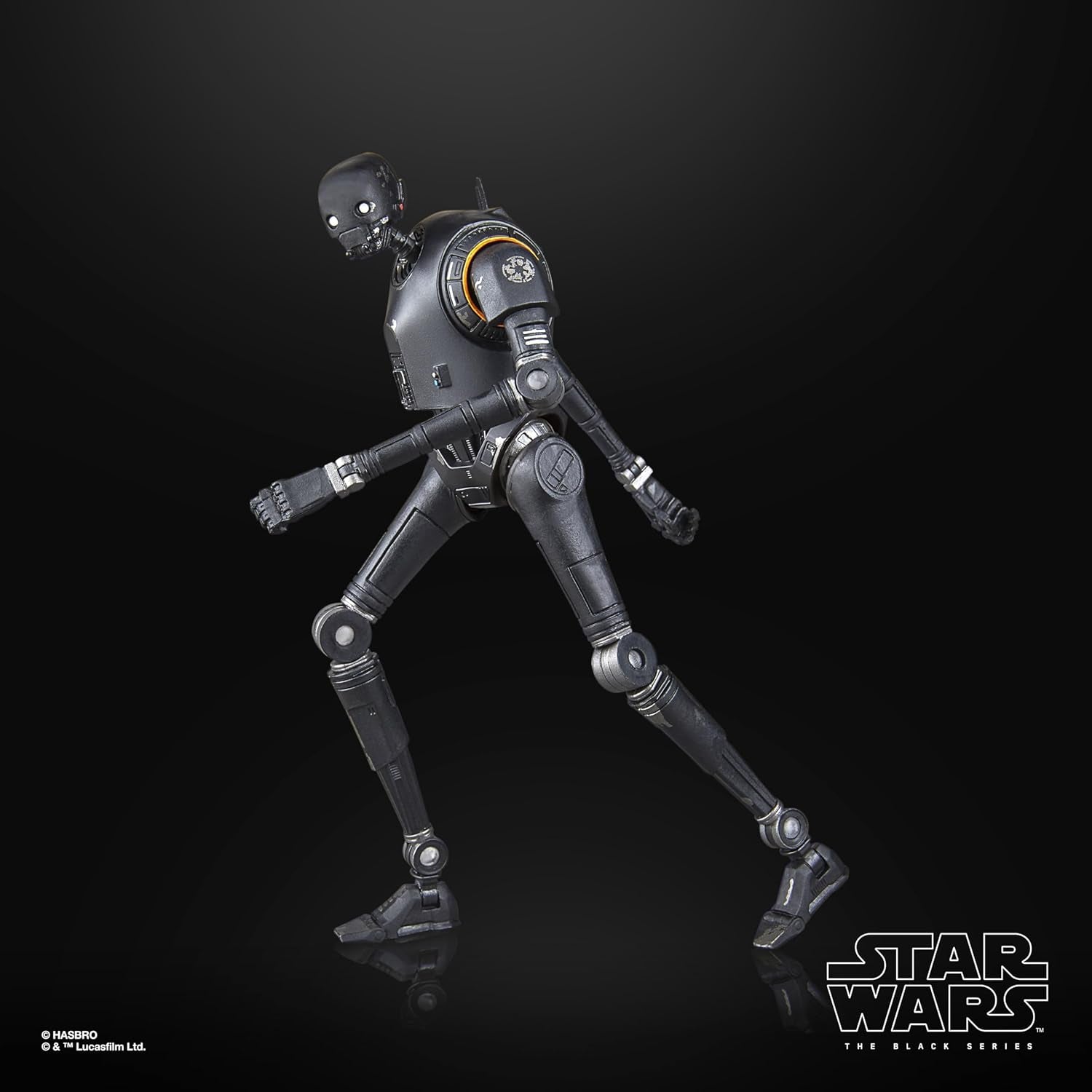 Star Wars seria neagră K-2SO (Kay-Tuesso) Andor figurină de acțiune de colecționat, 15 cm Action figures Naty Shop