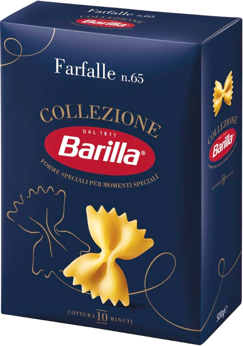 Barilla Collezione Farfalle Pasta aus hochwertigem Hartweizen, immer al dente, (1 x 500g)