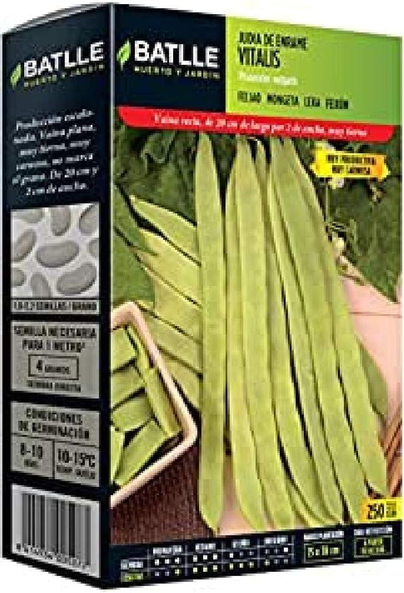 Batlle Gemüsesamen - Stangenbohne Garrofo (100G) Bohnenkerne
