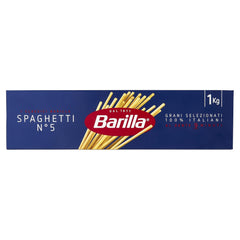 Barilla Classic Spaghetti Nr. 5 Nudeln aus hochwertigem Hartweizen, immer al dente (1 x 1 kg)
