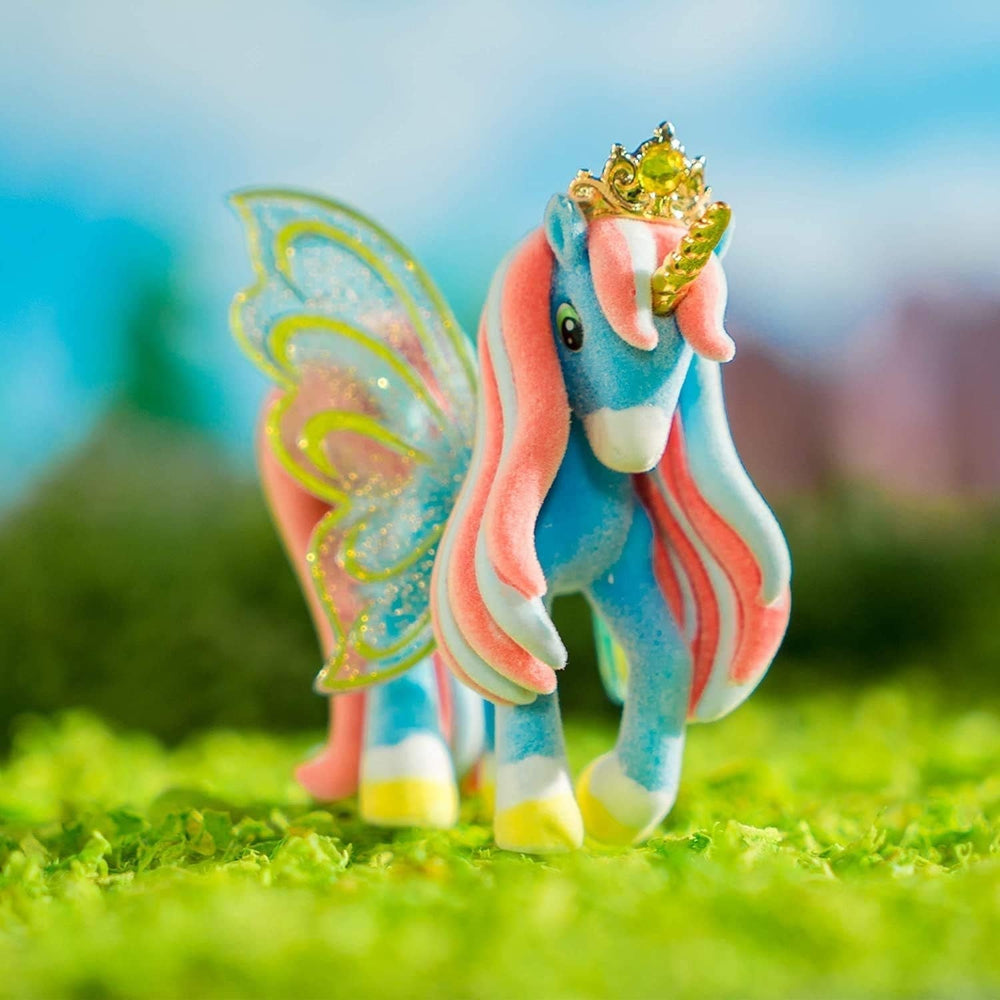 Galupy Einhorn – 3er-Pack Einhornfiguren, Einhornspielzeug zum Sammeln, Shiny Wings Ponyfiguren und Swarovski-Kristall-Actionfiguren im Naty Shop