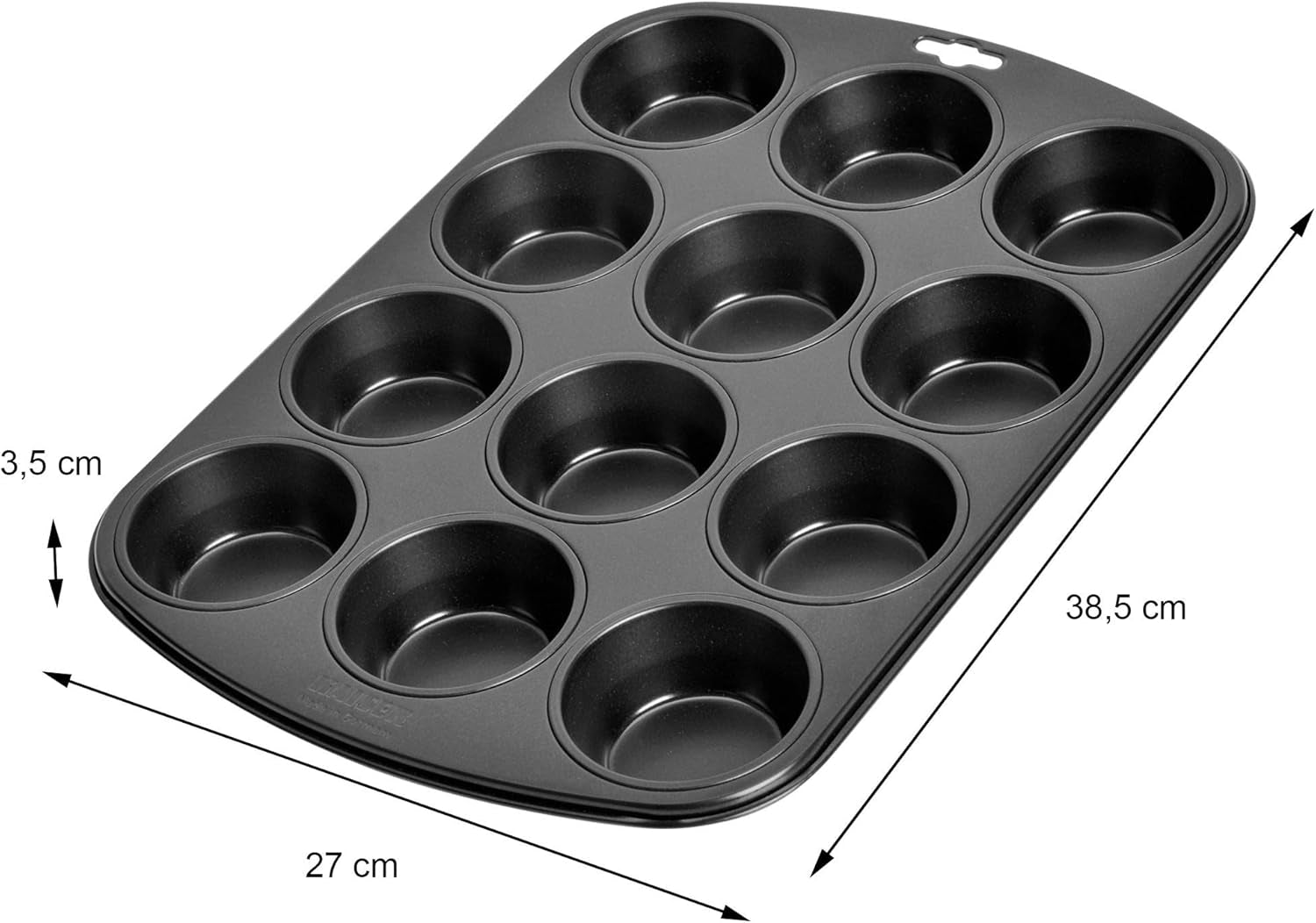 Kaiser Classic Tarteform Mit Hebeboden 28 Cm, Quicheform Antihaftbeschichte & Inspiration Muffinform Blech Für 12 Muffins, Muffin Backblech 38 X 27 Cm, Beschichtet, Standardgröße Formen und Backbleche Naty Shop