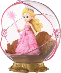 Mattel Universal Pictures Wicked Glindas schwebende Blase, Spielset mit Fahrzeug und Kleiner Glinda-Puppe im bekannten Look, inspiriert vom Film, JFM25, [Mehrfarbig]