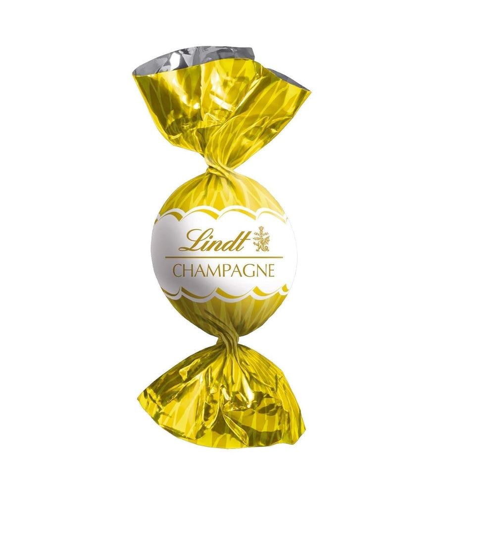 Lindt Marc De Champagne 56 Vollmilchschokoladen mit raffinierten Füllungen mit Alkohol 70 Gramm Naty Shop Chocolates