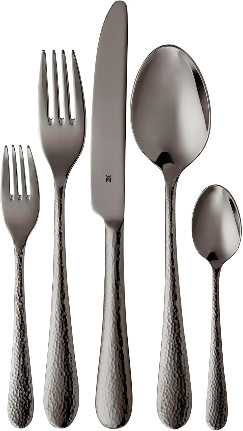 WMF Sitello Besteckset für 6 Personen, Midnight Edition, 30-teilig Kitchen Naty Shop