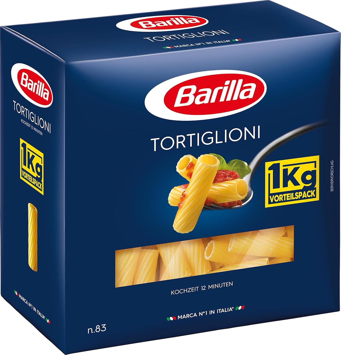 Barilla Classic Spaghetti Nr. 5 Nudeln aus hochwertigem Hartweizen, immer al dente (1 x 1 kg)