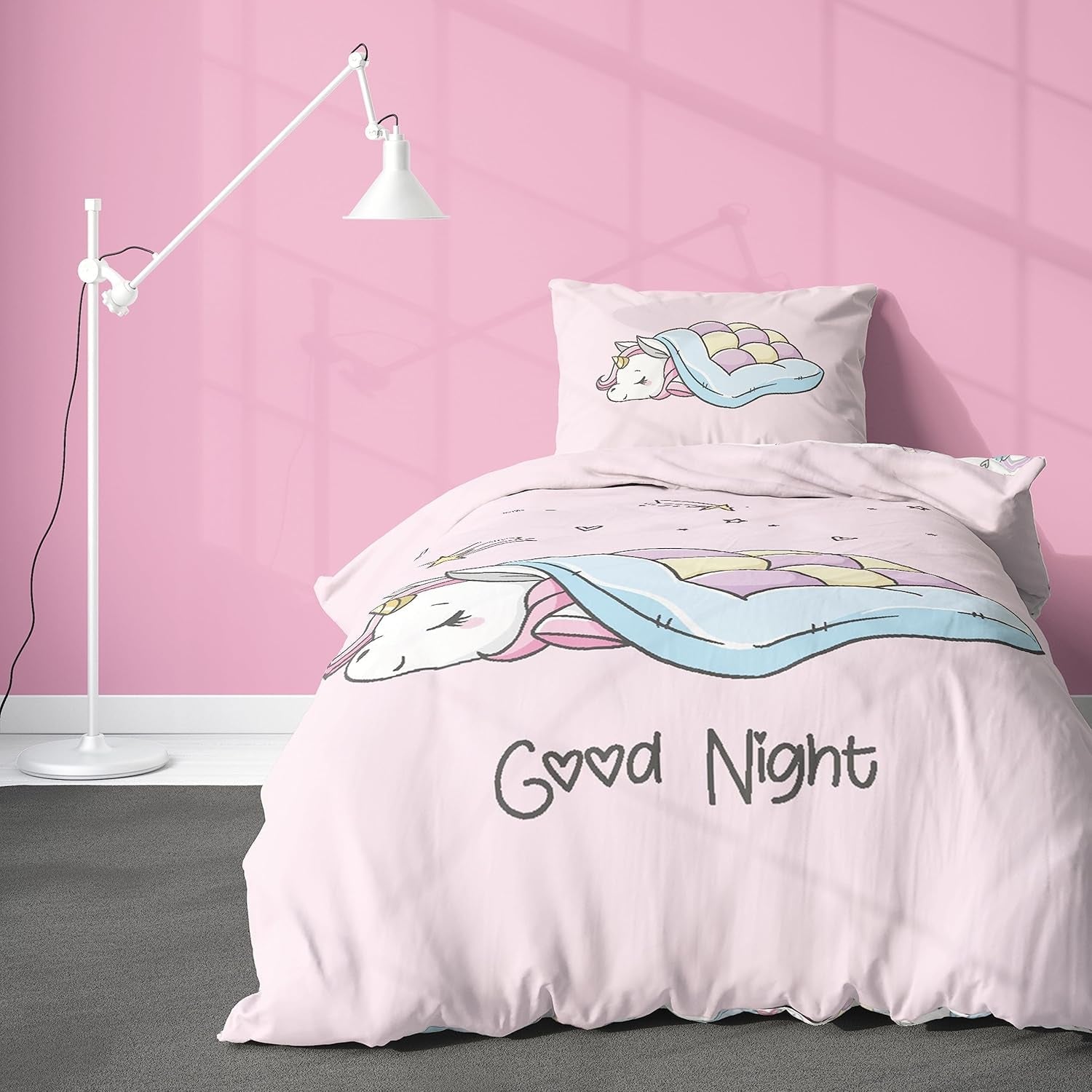 Lenjerie de pat, Unicorn, Termana, pentru adolescenti Lenjerie de pat - copii Naty Shop Default Title